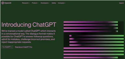  ?? ?? ChatGPT is a chatbot driven by artificial intelligen­ce which has taken the world by storm in recent months. Right: A list of fake Times of Malta articles concocted by ChatGPT.