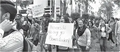  ??  ?? • Las protestas son cada vez más frecuentes