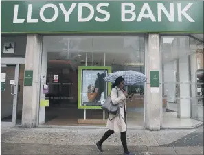  ??  ?? BACKING: Lloyds pledged its support to British businesses by lending them up to £ 18bn this year.