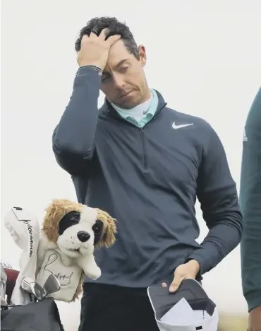  ??  ?? Rory Mcilroy reflects on an early exit from the Irish Open. He plays the Scottish Open next week.