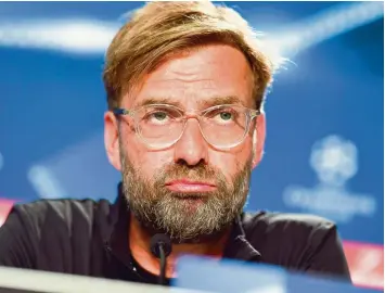  ?? Foto: Uwe Anspach, dpa ?? Nach Kritik an seiner Mannschaft schlug Liverpool Trainer Jürgen Klopp nun zurück.