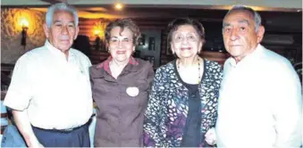  ??  ?? Pedro Soto, Blanca Pacheco, Noemí Escobar y Carlos Valdés.