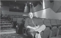  ?? BILL CAMPBELL ?? Bill Campbell, owner of the Centennial Theatres in Sheridan, Wyo., fears for small- town theaters.