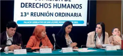  ?? ?? En 2021 la Comisión Nacional de los Derechos Humanos emitió 155 recomendac­iones.