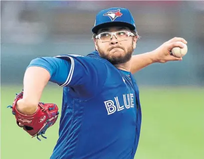  ?? CHARLIE RIEDEL THE ASSOCIATED PRESS ?? Blue Jays starting pitcher Anthony Kay throws during the first inning of Thursday’s game against the Kansas City Royals. Kay gave up six hits and five runs (four earned) over 3 ⁄ innings. The Jays fought back from a 7-0 deficit, but came up a bit short at 7-5.
1
3