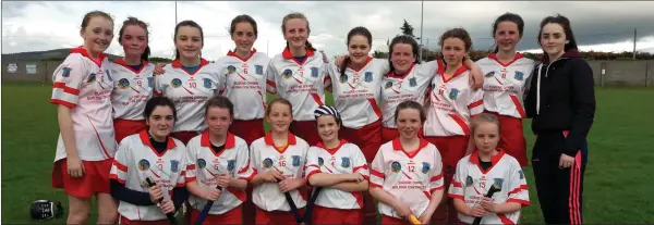  ??  ?? The Aughrim under-14 team who played Knockanann­a in the Under-14 Developmen­t League last week.