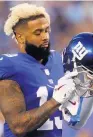  ??  ?? UP FOR IT: Beckham wants Giants to show more fight