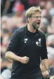  ??  ?? Jurgen Klopp.