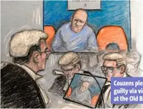  ??  ?? Couzens pleaded guilty via video link at the Old Bailey