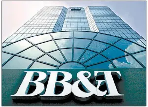  ?? AP ?? If plans by BB&amp;T bank, headquarte­red in Winston-Salem, N.C., to buy SunTrust Banks are approved, the newly merged bank would serve more than 10 million households.