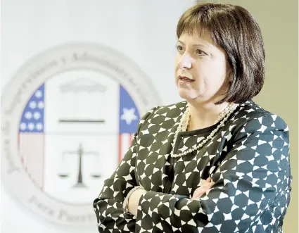  ??  ?? Natalie Jaresko, directora ejecutiva de la JSF, sostuvo que la Isla debe enfocars en hacer negocios.