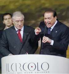  ?? Ansa ?? I Circoli Berlusconi e Dell’Utri l’11 novembre 2007 a Montecatin­i