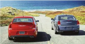  ??  ?? The Chrysler 300 features the new SafetyTec Plus Group, including Full-speed Forward Collision Warning — Plus, Adaptive Cruise Control-Plus with Full Stop, Lane Departure Warning with Lane Keep Assist, Blind-spot Monitoring and Rear Cross Path detection.