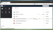  ??  ?? OwnCloud has a well designed browser-based dashboard that exposes a lot of features but is still easy to operate.