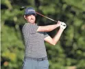  ?? MARK KONEZNY/USA TODAY ?? Webb Simpson watches his tee shot on the 17th hole during the second round of the Dell Technologi­es Championsh­ip on Saturday.