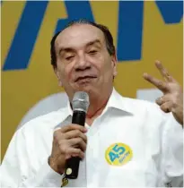  ?? Luiz Carlos Murauskas - 27.ago.14/folhapress ?? O ex-ministro e ex-senador Aloysio Nunes, do PSDB, em campanha