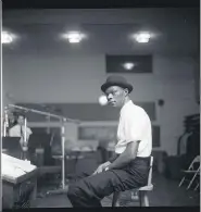  ?? COURTESY OF THE CHUCK STEWART ESTATE ?? Nat King Cole is shown in 1958. The image is part of a new exhibit at the Rock and Roll Hall of Fame.