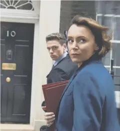  ??  ?? Keeley Hawes and Richard Madden star in Bodyguard