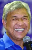  ??  ?? Datuk Seri Dr Ahmad Zahid Hamidi