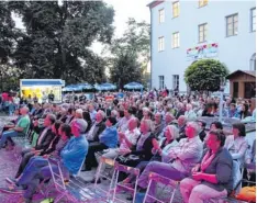  ?? Foto: Peter Wieser ?? Der Zuspruch des Publikums beim Kultursomm­er war wieder gut.