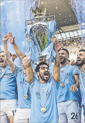  ?? Foto: getty ?? Gündogan es el capitán del City y la semana pasada levantó la Premier