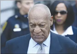  ?? AP PHOTO ?? A Montgomery County judge will let only one other accuser testify at Bill Cosby’s sexual assault trial to bolster charges that the actor drugged and molested a woman at his estate near Philadelph­ia.