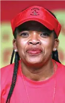  ??  ?? Cosatu officials, led by Zingiswa Losi, need to determine whether the SACP is ready to contest elections