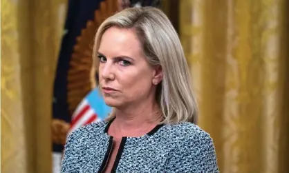  ??  ?? The former homeland security secretary Kirstjen Nielsen. Photograph: Jim Lo Scalzo/EPA