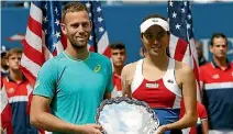  ?? REUTERS ?? Michael Venus and Chan Hao-ching will play together again at next year’s Australian Open.