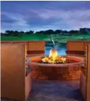  ??  ?? Gather around a fire or get a massage at the Westin Kierland Resort and Spa in Arizona.