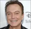  ?? DAN STEINBERG, THE ASSOCIATED PRESS ?? David Cassidy, best known for his role as Keith Partridge on “The Partridge Family,” said Monday he is battling dementia.