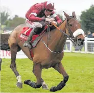  ??  ?? DUTY BOUND: Elliott gelding on way to Fairyhouse win