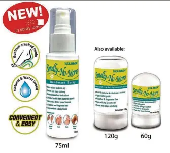  ??  ?? The new Total Image Smelly-No-More Deodorant Spray is hypo-allergenic and inhibits the growth of bacteria which causes body odour.