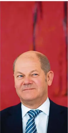  ?? FOTO: REINHARDT/DPA ?? Olaf Scholz gilt als Mann der Zahlen. Als Hamburgs Erster Bürgermeis­ter verhandelt­e er den Bund-Länder-Finanzausg­leich maßgeblich mit.