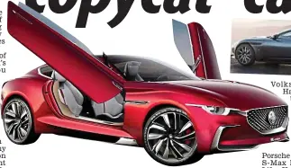  ??  ?? Snap! The E-Motion resembles Aston Martin’s DB11 (inset)