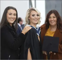  ??  ?? Emma Lowham from Ballyard, Tralee who received a BA in Early Childhood Care and Education at the ITT conferring ceremonies