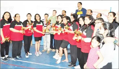  ??  ?? Champions — Team Kuwait Konkans