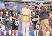  ?? Shelly Culver / Contribute­d by ?? Rockmart still received the honor of being the Class AA Runners Up for the 2018 football season after going undefeated all the way to the state title game on Dec. 12.