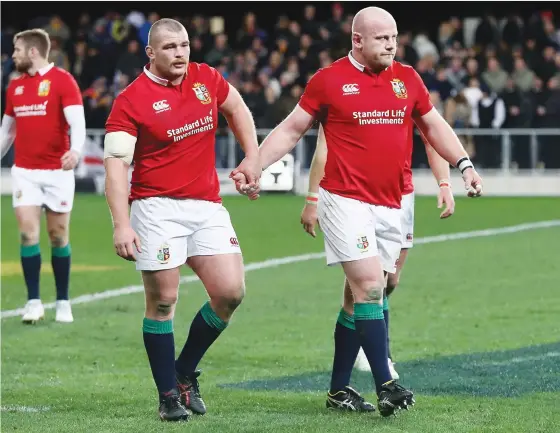  ?? PICTURE: Getty Images ?? Killer blow: Dan Cole conceded the late penalty that cost Lions victory