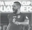  ?? KYLE TERADA, USA TODAY SPORTS ?? With a hat trick, Clint Dempsey made a huge splash in his return to Team USA.