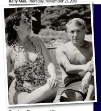  ?? Picture: LEE MILLER ARCHIVES ?? Passion: Picasso and Dora Maar sunbathing in 1937