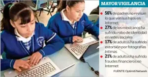  ??  ?? RETO. Se requieren medidas de seguridad específica­s para el uso de herramient­as tecnológic­as en institucio­nes educativas.