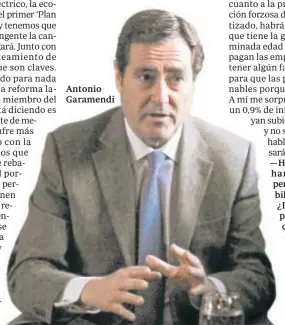  ?? JM SERRANO ?? Antonio Garamendi