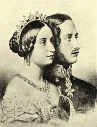  ??  ?? ABOVE Victoria wears her husband’s loving gift as she stands beside him BELOW The Victoria and Albert Museum c1899, where the royal coronet will be displayed from 2019