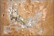  ?? Planet Labs Inc. ?? THE NATANZ nuclear facility in a satellite image last week. There was no immediate claim of responsibi­lity for the blackout, but suspicion fell on Israel.