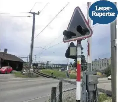  ??  ?? Bei diesem Bahnüberga­ng wurde der Muni erschossen.