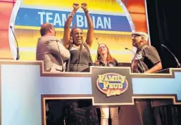  ?? FAMILY FEUD LIVE/COURTESY ?? “Family Feud Live: Celebrity Edition,” the live stage version of the TV game show “Family Feud,” is coming to the Coral Springs Center for the Arts on Nov. 7.