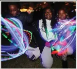  ??  ?? Jonathan, 5, and Jessica Hamilton, 3, left, and above, Sarah Odunlami with children Miracle, 4, and Matthew, 5