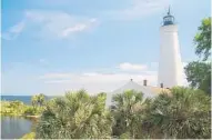  ?? COURTESY PHOTO ?? The St. Marks Lighthouse in Wakulla County is the secondolde­st light station in Florida.