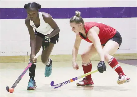  ??  ?? National Squash and Hockey player Abosaide Cadogan is making her mark beyond sports.